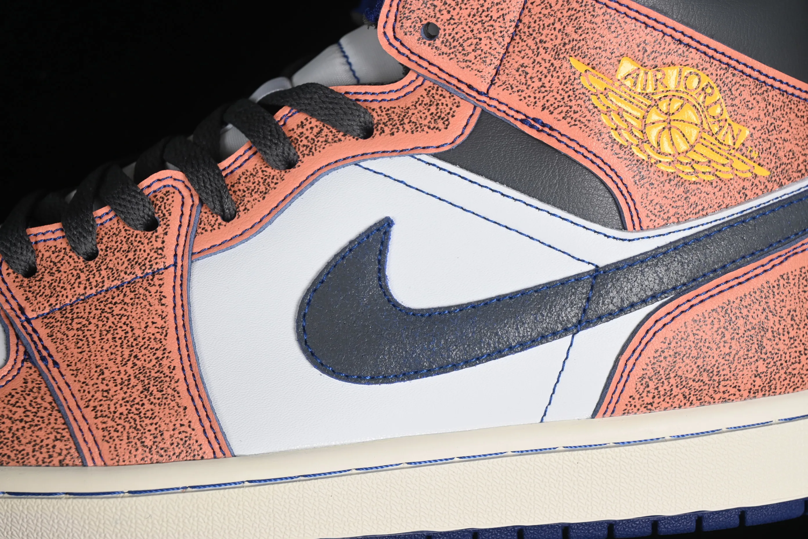 All categories Air Jordan Jordan series basketball shoes Air Jordan 1 Mid Air Jordan 1 Mid "Flight Vintage" AJ1 Joe 1 washed color Chinese culture basketball shoes FV3619-106